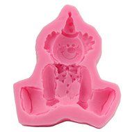 Let'S Diy Clown Pattern Fondant Silicone Mold Cake Decoration Bakeware Cooking Tools N2