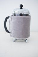 French Press Coffee Cover (12-cup, Grey Velvet) N30