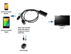 CableDeconn Mydp Slimport to Hdmi (Micro USB to Hdmi) Hdtv Full Hd Adapter Cable for Lg G2 Pro Google Ausu Nexus... N5