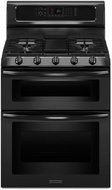 Kitchenaid KGRS505XBL 30-Inch, 5-Burner Freestanding Double Oven Range with Even-Heat Convection