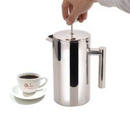 Amfocus French Coffee Press Espresso Maker, Stainless Steel Cafetiere, 350ml N14