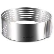 Cade Stainless Steel 6 to12 Inch Adjustable Cake Mousse Mould Cake Baking Cake Decor Mold Ring N5