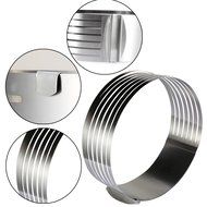 Cade Stainless Steel 6 to12 Inch Adjustable Cake Mousse Mould Cake Baking Cake Decor Mold Ring N6
