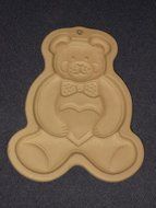 The Pampered Chef - 1991 Teddy Bear Cookie Mold - Family Heritage Collection N2