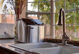 Luma Comfort IM200SS Portable Clear Ice Maker, 28-Pound N8