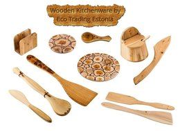 4 Pieces Set - Coffee Scoop / Measuring Spoon - Handmade from Natural Aromatic Juniper Wood - Premium Quality...