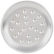 American Metalcraft HACTP9N 9" Heavy Weight Aluminum Coupe Pizza Pan with Nibs