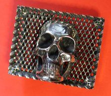 Sterling silver buckle 925 author's work (handiwork) N2