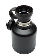 Zak! Designs Vacuum Insulated Growler with Convertible Screw-on Lid, Powder Coated Stainless Steel, Leak-proof... N18