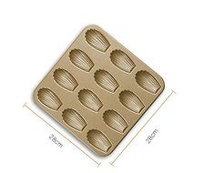 Astra shop Fancy Champane 12-Cup Carbon Steel Nonstick Whoopie Pie Pan Cake Baking Pan Macaroon Mold N3