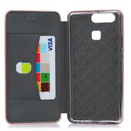 P9 Case,Huawei P9 Case - High Quality Wallet Magnetic Smart Close Premuim PU Leather Pure Color Slim Fit Soft...