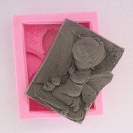 Y&amp;XL&amp;H Little Angel Silicone Soap Mold N3