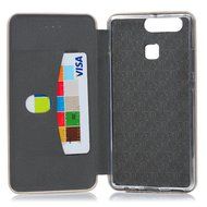 P9 Case,Huawei P9 Case - High Quality Wallet Magnetic Smart Close Premuim PU Leather Pure Color Slim Fit Soft... N5