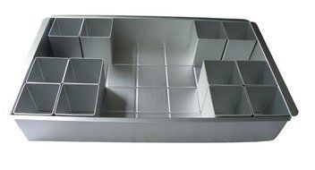 Fantastic Job Aluminum Bakeware or Alphabet Cake Pan with Letter and Number Diagrams
