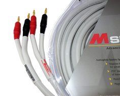 Monster M Series MCX-2S Pair (2) 10 FT Speaker Cables with Banana Jacks (130910) N4