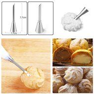 HuaYang Reusable Stainless Steel Icing Cream Pastry Piping Nozzle Tip Kitchen Decor Tool N7