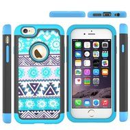 iPhone 6s Case, iPhone 6 Case, [4.7 Inch] by HLCT, Soft Interior Silicone Bumper &amp; Hard Shell Solid PC Back, Shock-Absorption... N10