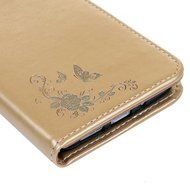 LG G5 Case,LG H868 Case - Wallet Folio Flip Magnetic Smart Closure Embossed Butterflies PU Leather Case with Stand... N2