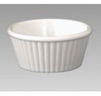 2 Oz. White, Fluted SAN Ramekins 12 per case, 12/BG