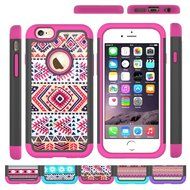 iPhone 6s Case, iPhone 6 Case, [4.7 Inch] by HLCT, Soft Interior Silicone Bumper &amp; Hard Shell Solid PC Back, Shock-Absorption... N12