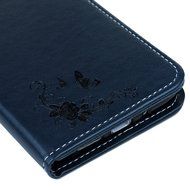 LG G5 Case,LG H868 Case - Wallet Folio Flip Magnetic Smart Closure Embossed Butterflies PU Leather Case with Stand... N5