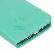 LG G5 Case,LG H868 Case - Wallet Folio Flip Magnetic Smart Closure Embossed Butterflies PU Leather Case with Stand... N8