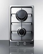 Summit Appliance 11.5'' Gas Cooktop with 2 Burners