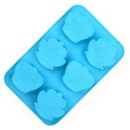 Crystallove Novelty Silicone Cake Mold Muffin Pudding Jelly Bakeware Color Randomly (3pcs, Christmas Style) N11