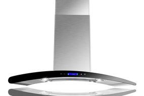 AKDY New 36" European Style Island Mount Stainless Steel Range Hood Vent Touch Control AZ-GL9013-36