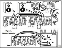 Power Amplifier OCL 50+50W Stereo R1% Assembled Electronic Circuit Kit : FA661 N2