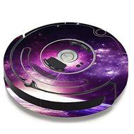 Skin Decal Vinyl Wrap For IRobot Roomba 650 655 Vacuum / Galaxy Purple Nebula
