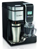 Hamilton Beach Single-Serve Coffee Maker, Programmable FlexBrew with Hot Water Dispenser (49988) N2
