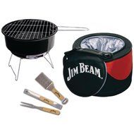 Jim Beam JB0105 5-Piece Cooler &amp; Grill Set W/Utensils Home &amp; Garden