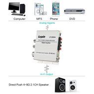 Audio Amplifier, ELEGIANT 12V 3A Hi-Fi Stero Class-T Digital Power Amplifier with Power Cable for Car Home PC... N2