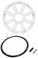Kicker 10" 300W Marine Subwoofer+Kicker 10" Marine Sub White Grille+LED Remote N3