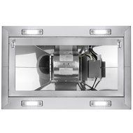 AKDY 36" Island Mount Stainless Steel Kitchen Vent Ducted Range Hood LED Display Touch Control N4