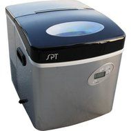 Sunpentown Stainless Portable Ice Maker - Self-Clean Function
