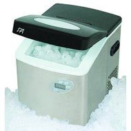 Sunpentown Stainless Portable Ice Maker - Self-Clean Function N2