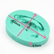 TANGCHU Silicone Soap Craft Molds Crab Shape Fondant Cake Decorating Baking Tool Green N3