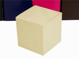 BalsaCircle 100 3&quot; x 3&quot; Wedding Favor Box Party Decorations Wholesale - White N2