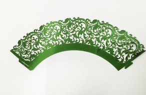 HUAL Cupcake Wrappers 50 Filigree Artistic Bake Cake Paper Cups Lace Laser Cut Liner Baking Cup Muffin Case Trays... N8