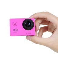 Wifi 1080P Full HD 30M Waterproof Sports Action Camera Bicycle Helmet Car Pink