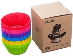 Kuuk Silicone Cupcake Molds (24 Pack) N2