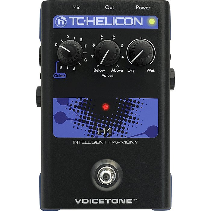 TC Helicon VoiceTone H1 | Vocal Harmony Effects Floor Pedal