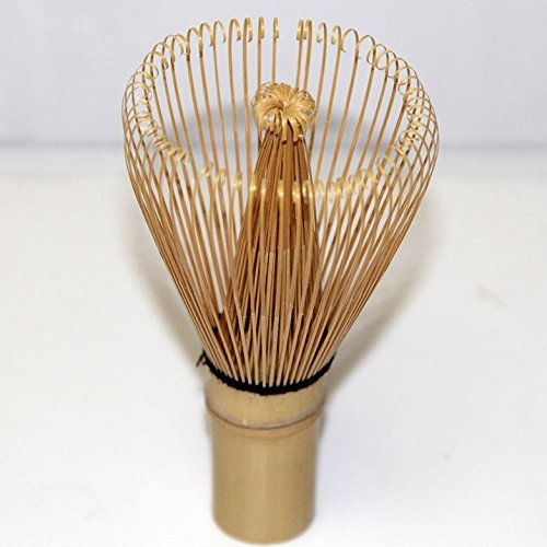DUOMI 100 tate White Bamboo Matcha Tea Whisk Chasen for preparing Matcha Green Tea Accessories set Dishware and... N4