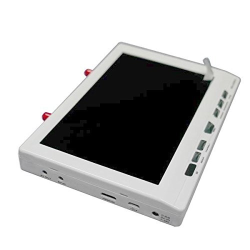 RX LCD5806 5.8GHz 7inch 40 Channels Raceband LCD Diversity Receiver DVR Monitor for RC FPV (white)