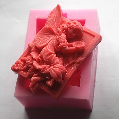 Sher Baking Molds 3D Flower Fairy Soap Mold N3