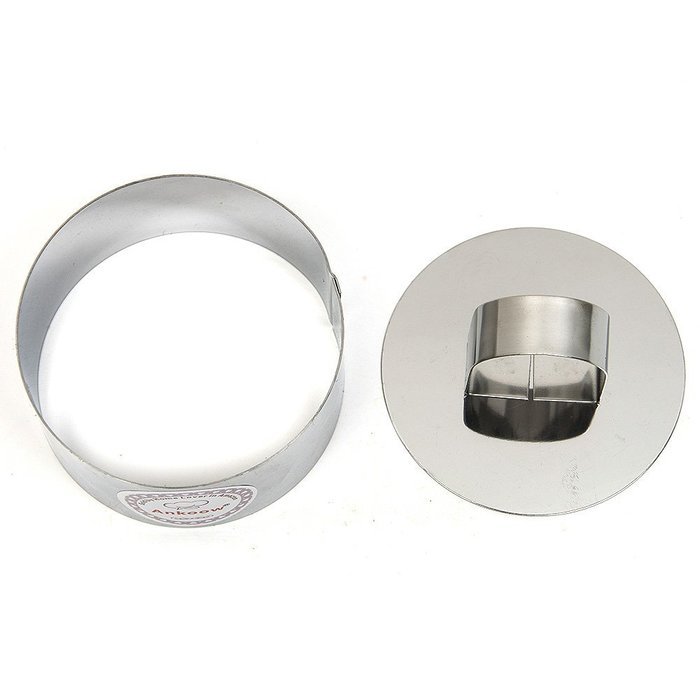 Ankoow Mousse Ring Cake Mold Stainless Steel Round Shape Kitchen DIY Bakeware Tools N11
