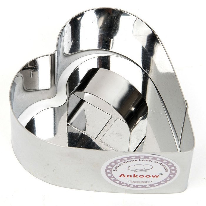 Ankoow Mousse Ring Cake Mold Stainless Steel Round Shape Kitchen DIY Bakeware Tools N12