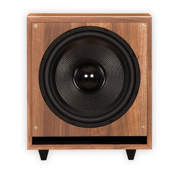 Theater Solutions SUB12FM Front Firing Powered Subwoofer (Mahogany) N2